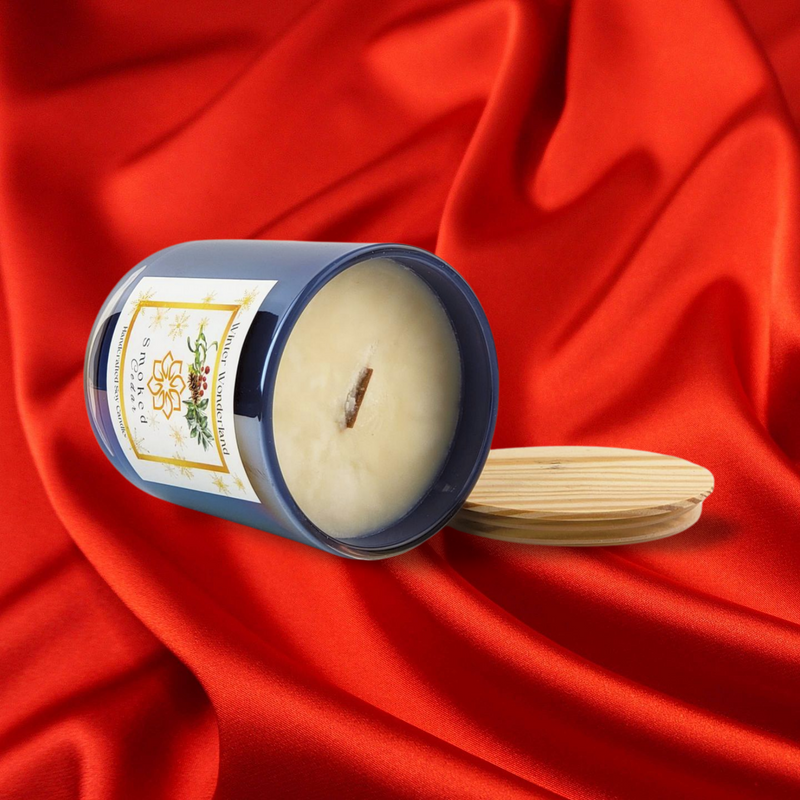 Smoked Cedar Wooden Wick Soy Candle