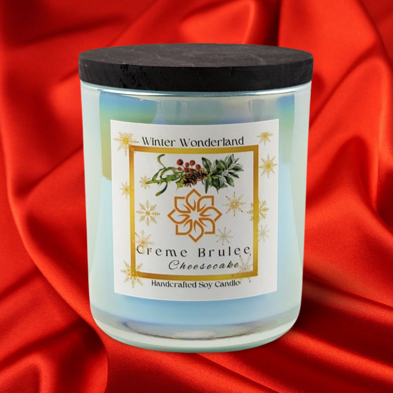 Crème Brulee Cheesecake Wooden Wick Soy Candle