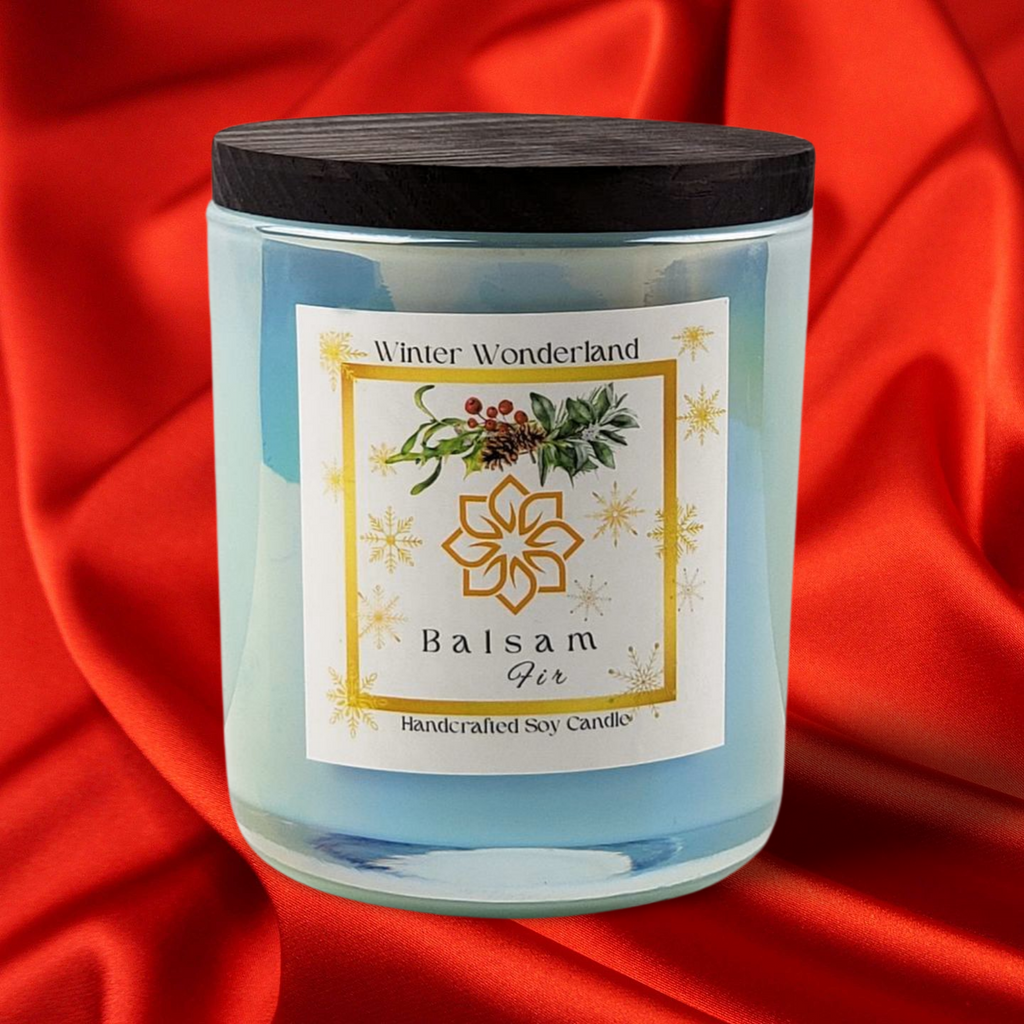 Balsam and Cedar Wooden Wick Soy Candle