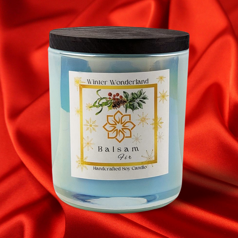 Balsam Fir Wooden Wick Soy Candle