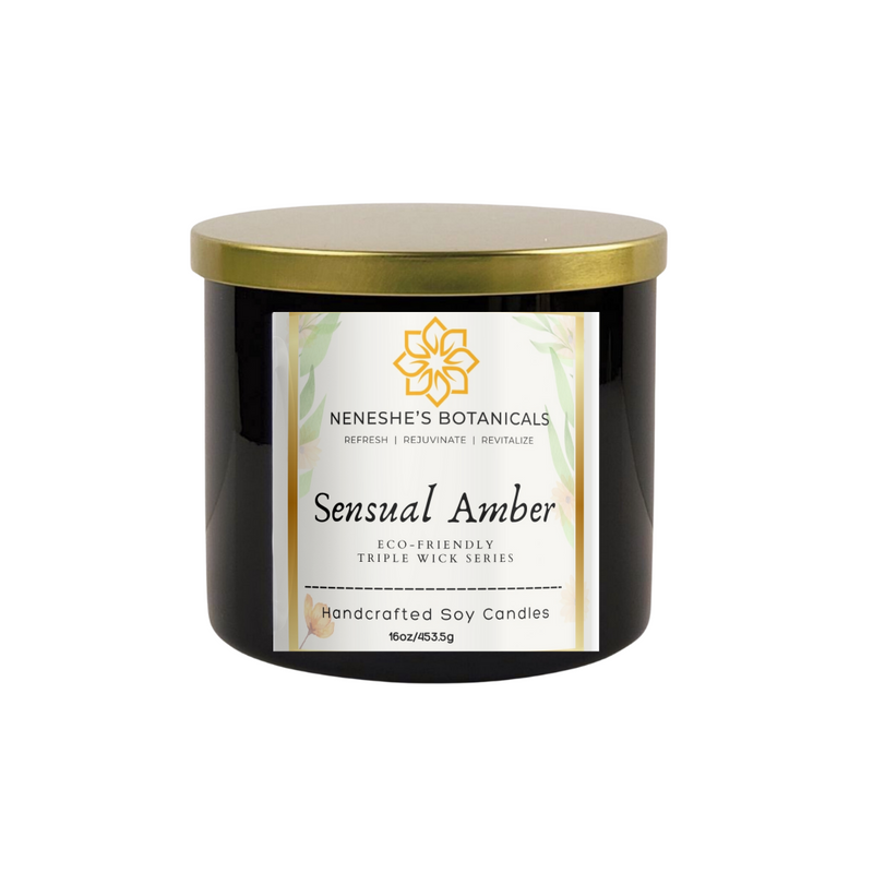 Sensual Amber Soy Candle