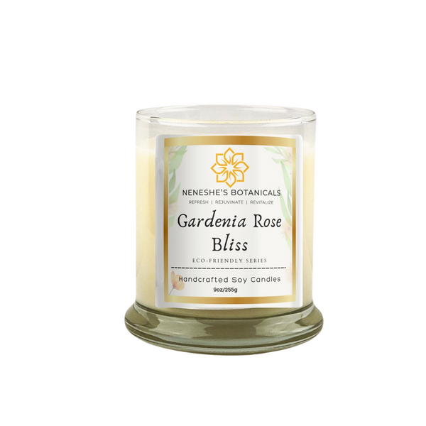 Gardenia Rose Bliss Soy Candle