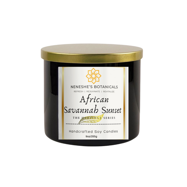 African Savannah Sunset Soy Candle