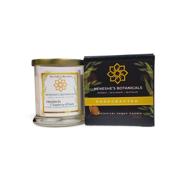 Mandarin Cranberry Woods Soy Candle
