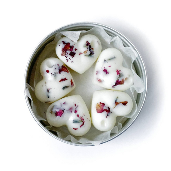 Mini Heart Floral Lotion Bars (Free with $25 purchase)
