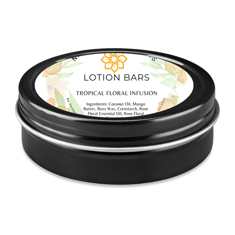 Mini Heart Floral Lotion Bars (Free with $25 purchase)
