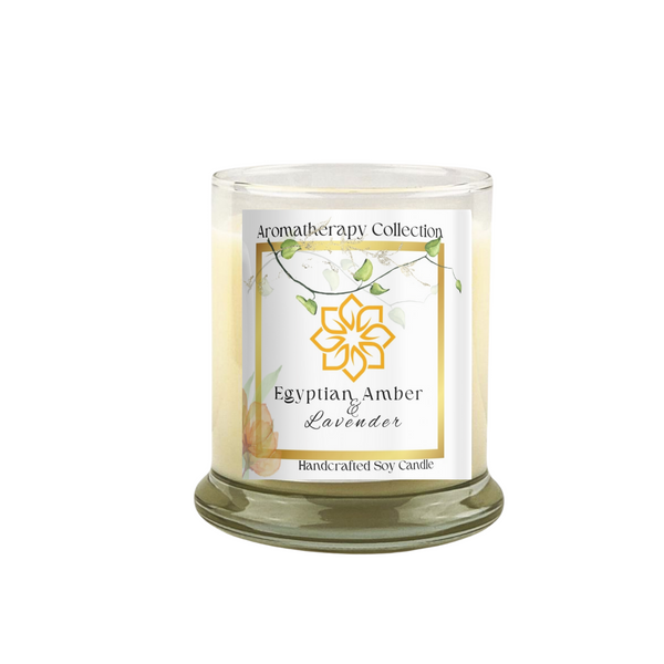 Egyptian Amber and Lavender Soy Candle