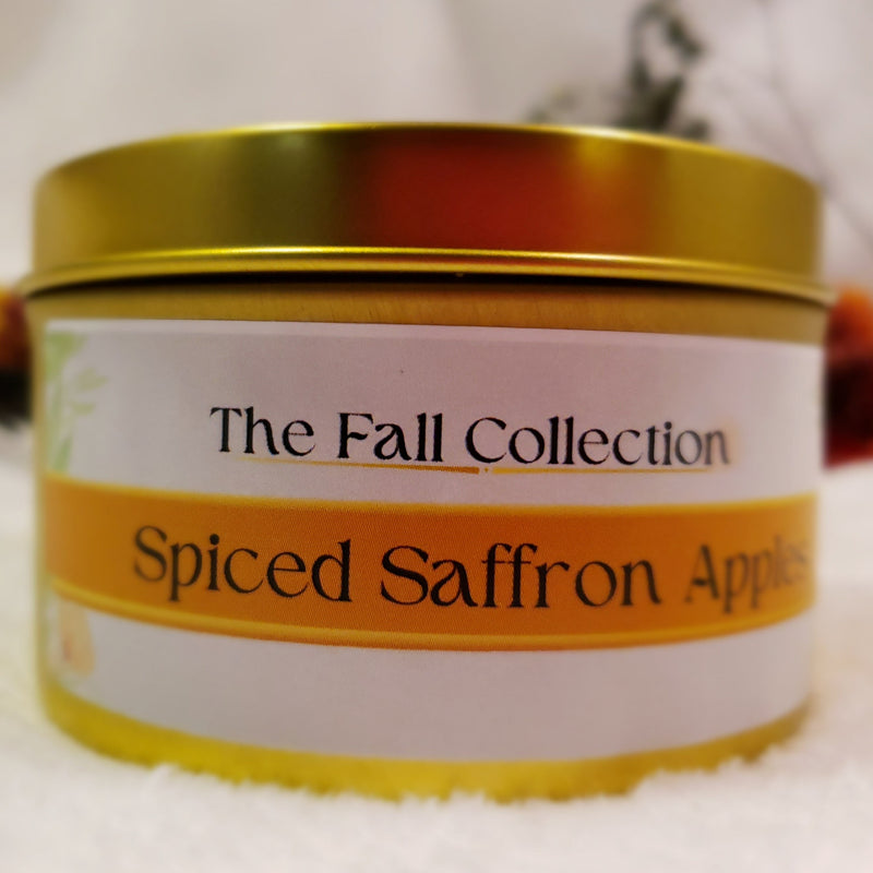 Spiced Saffron Apples Soy Candle