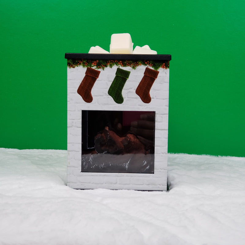 Holiday Fireplace Illumination Wax Melt Warmer