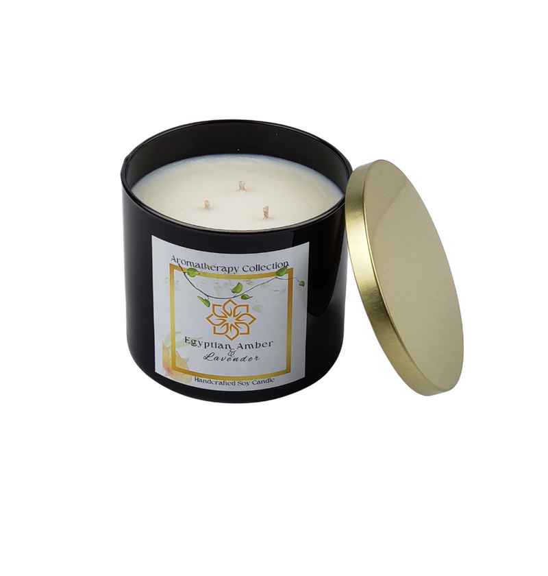 Egyptian Amber Lavender Triple Wick Soy Candle
