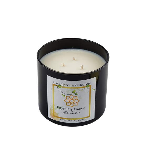 Egyptian Amber Lavender Triple Wick Soy Candle